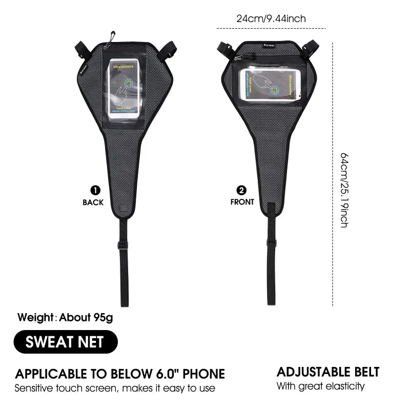 NEW Arrivals Bicycle Trainer Sweat Cover Sweatproof Quickly Dry Bike Frame Protector Sweat Absorb Strap Net Bike Accessories
