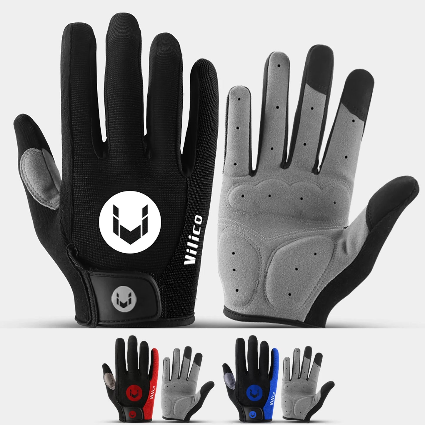 NEW Arrivals MTB Bike Sports Cycling Gloves Full Finger Men Women Running Fitness Gym Spring Summer Riding Motorcycle Gloves