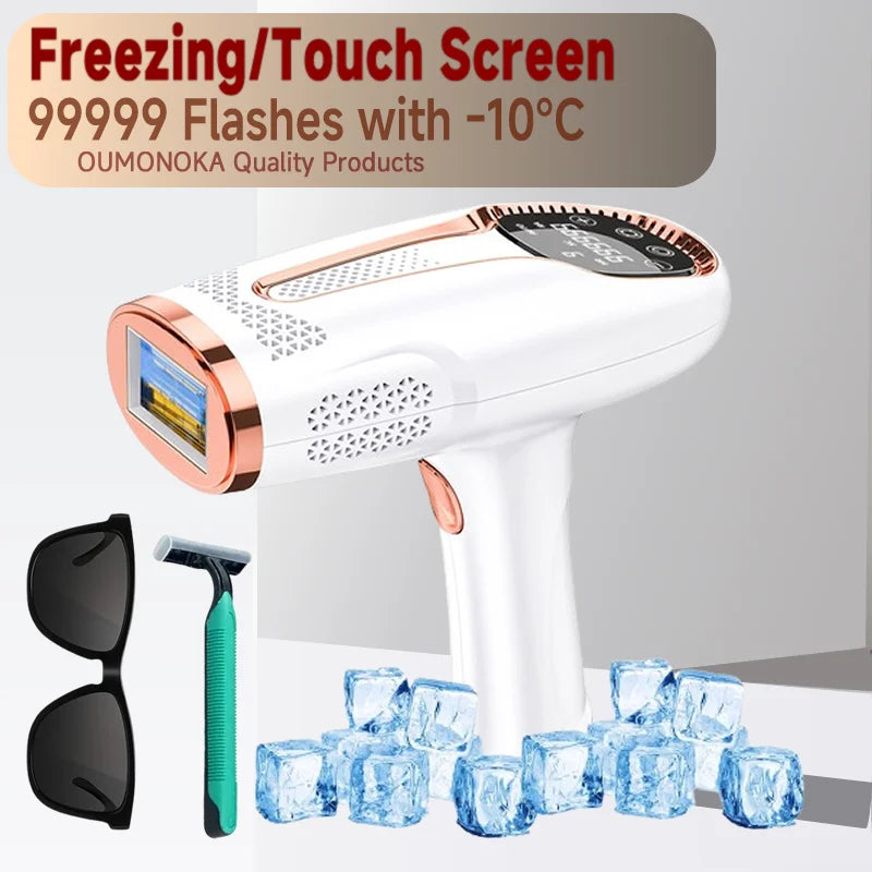 NEW Arrivals Women Permanent Laser Hair Removal Bikini Women's =10 Ice Cooling For Maximum Protection IPL Depilators Shaver Facial Hair Cutting Machine Men's Razor to Remove Hair Trimmer Hair Care Supplies