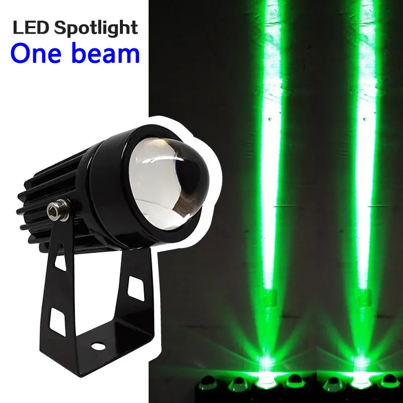 NEW Outdoor LED Wall Spotlight 12W Home Landscape Lighting 110V 220V Red Green Blue RGB Remote Lights Waterproof One Beam Home Outdoor Decoration Supplies