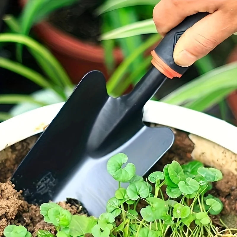 NEW Arrivals 4PCS Set Outdoor Gardening Tools Including a Small Shovel for Planting Flowers, a Five-Pronged Rake, a Double-Headed Rake Home Garden Accessories