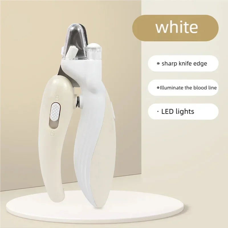 Professional Pet Nail Clippers for Dogs Cats & Small Animals LED Light Included Paw Nail Trimmer Grooming Scissors Pet Supply