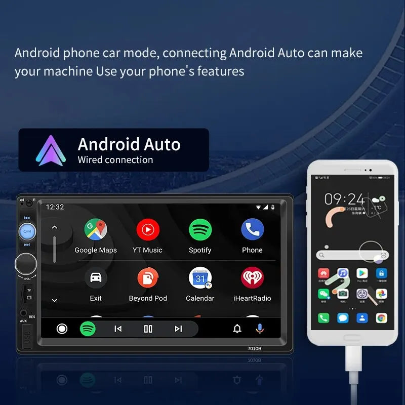 Acodo 2din Car Radio 7inch HD Autoradio Multimedia MP5 Player Car Stereo Bluetooth USB TF FM For Toyota Honda Car Radio