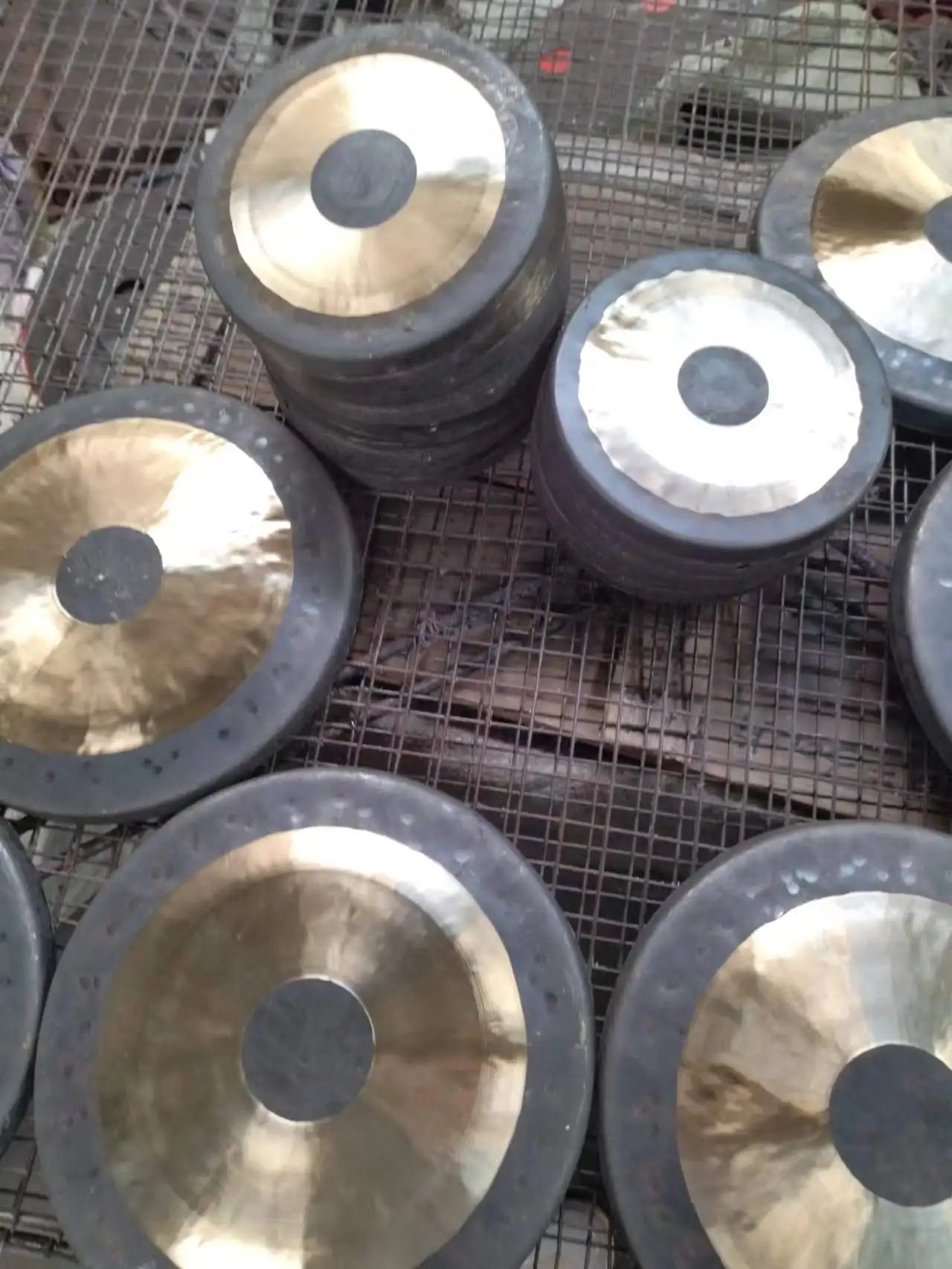NEW Arrivals Handmade Tibetan Gong 10 inch Gong with Gong Stand Tibet Percussion Instrument Yoga Meditation Sound Therapy