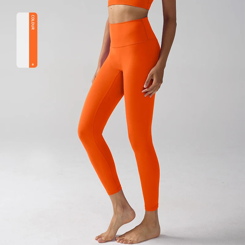 NEW Arrivals S-XL 20 Colors High Waist Naked Feeling Leggings Women Fitness Running Yoga Leggings Pants Energy Gym Tight Leggings Casual Workout Leggings