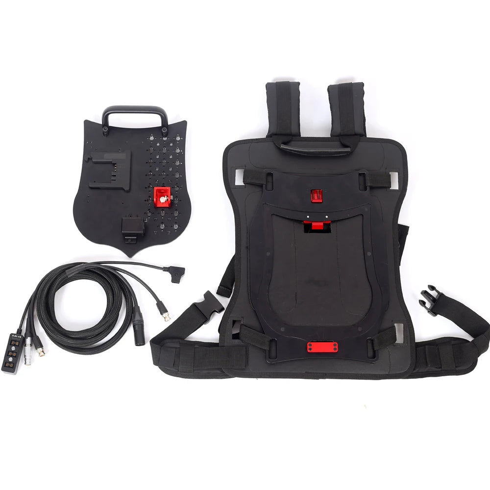 NEW Professional V-Mount B-Mount Battery Power Back XLR 3Pin Power Output Handle Fixing Plate for ARRI S35 Mini LF Camera is Used Separate Outdoor