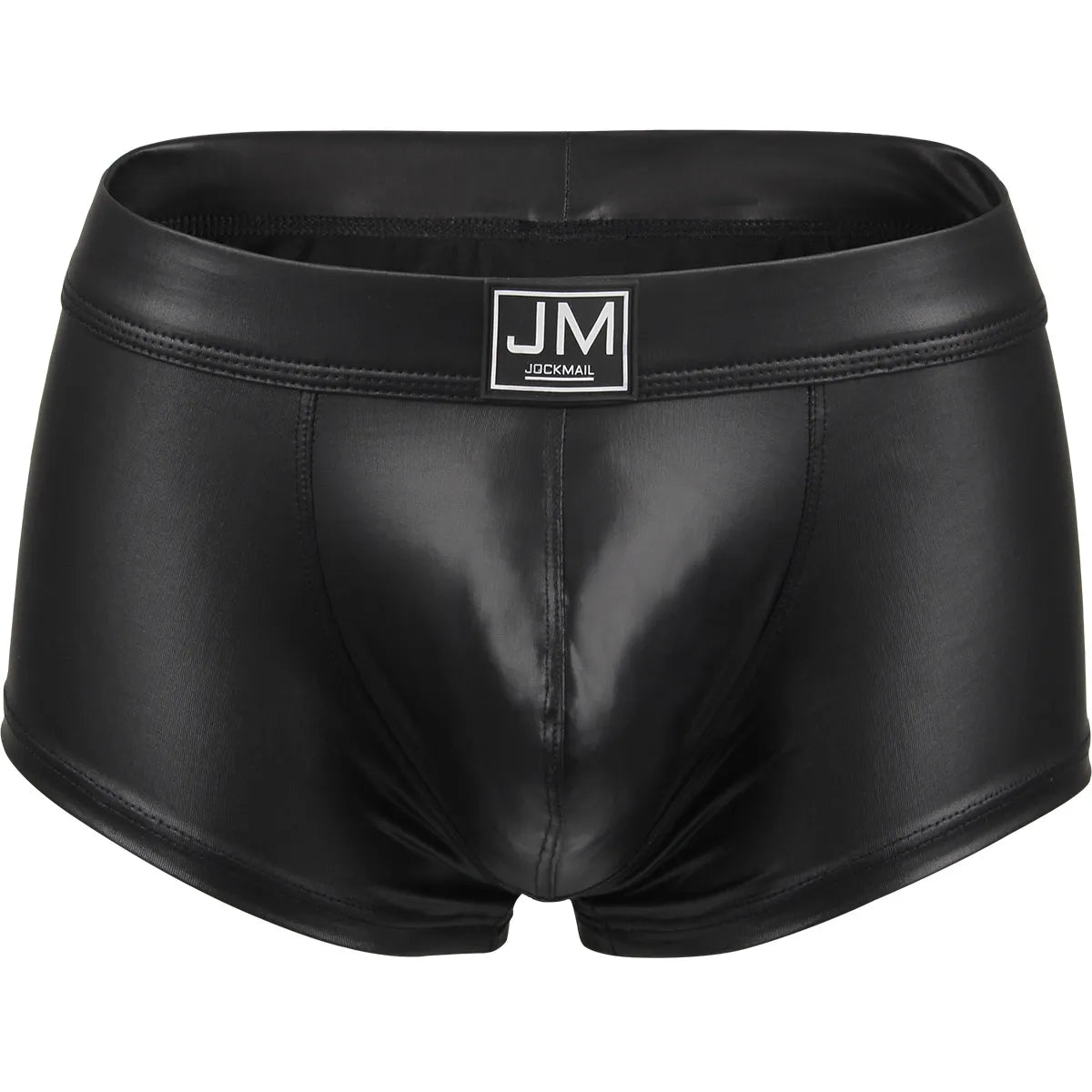 Mens Underwear Boxers Brief Sexy Male Underwear PU Leather Underpants Man Swim Trunk Men Underwear Boxer Shorts