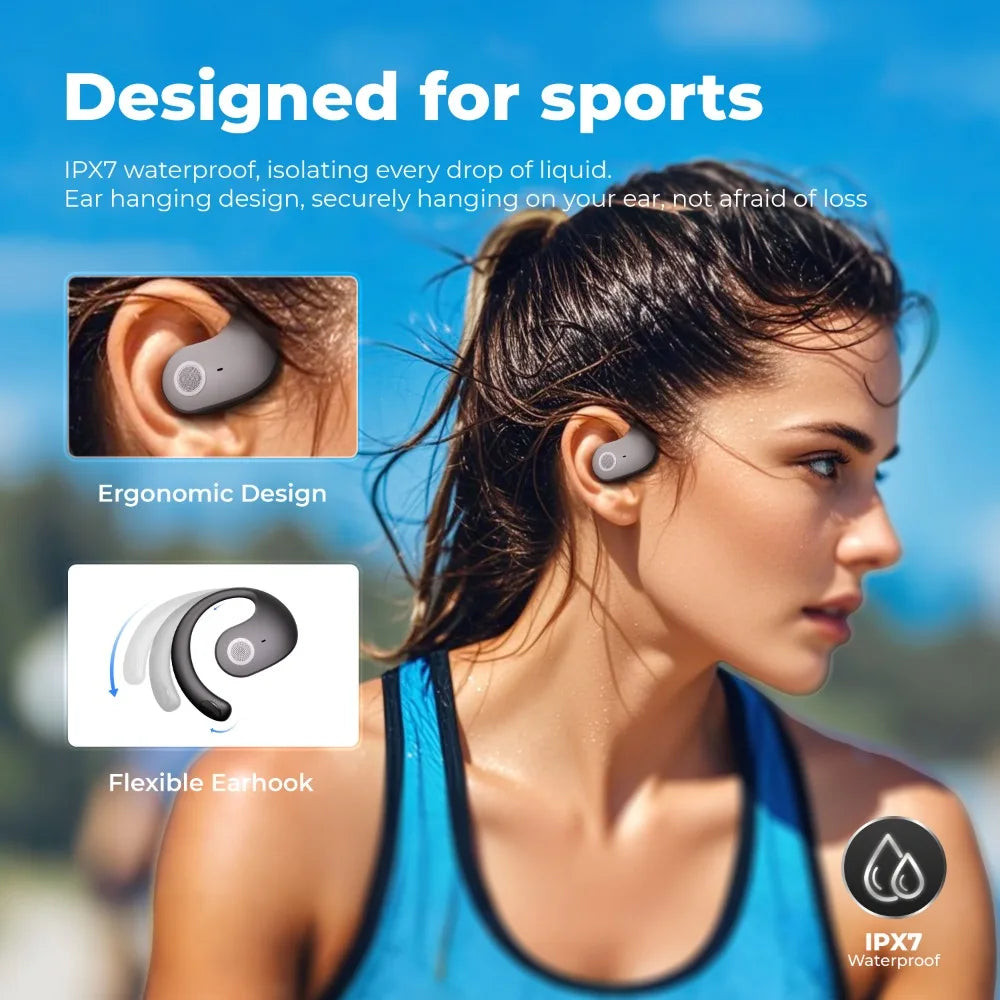 NEW Arrivals Portable Ai Translator Headphones 144 Languages Real Time Translation Bluetooth 5.3 headset Wireless Earbuds for Business Study Abroad Travel Sports Earbuds