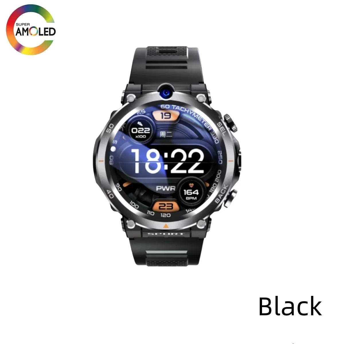 NEW Arrivals H10 Smart Watch 4G 256GB Net Global WI-FI 17 Languages with Multifunctional Sports Round Screen Smartwatch NFC Positioning for Fitness GPS Tracker