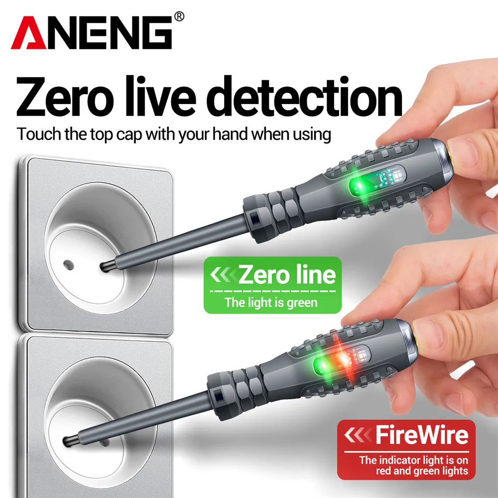 NEW B05 Word/Cross Screwdrivers Neon Bulb Indicator Meter Electric Pen Insulated Electrician Highlight Pocket Tester Pen Tools