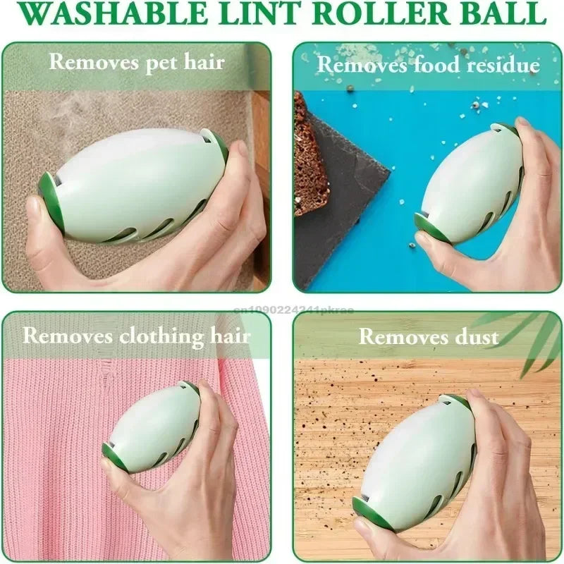 NEW Arrivals 4PCS Set Reusable Lint Roller High-Quality Washable & Portable Strong Adhesive for Pet Hair and Dust Removal Clothes Furniture Travel Business Trip