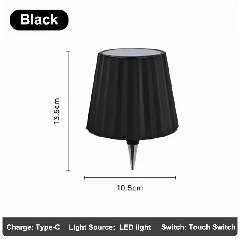 NEW Arrivals USB Rechargeable Wine Bottle LED Mood Lamp 2000mAh Touch Stepless Dimmer RGB 3 Color RGB White Cordless Pub Table Night Light