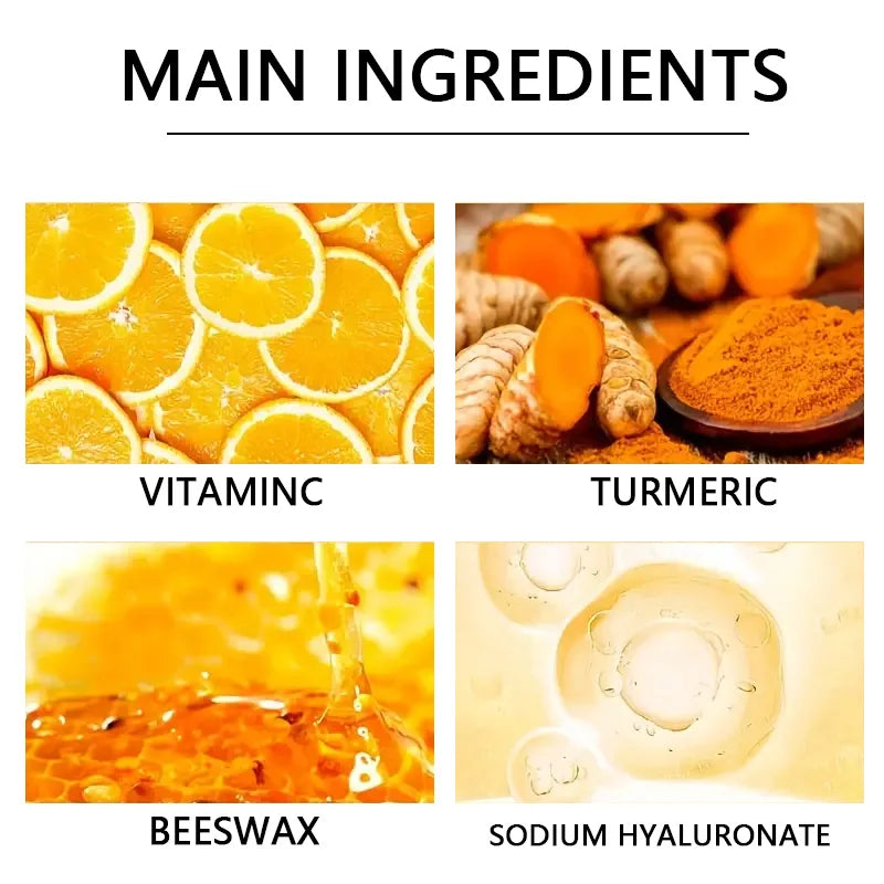 NEW Arrivals Vitamin C and Turmeric Hand Wax Mask for Hands and Feet, Smoothing Skin, Gently Cleansing Hand Mask, illuminating Hand Skin Care Supplies