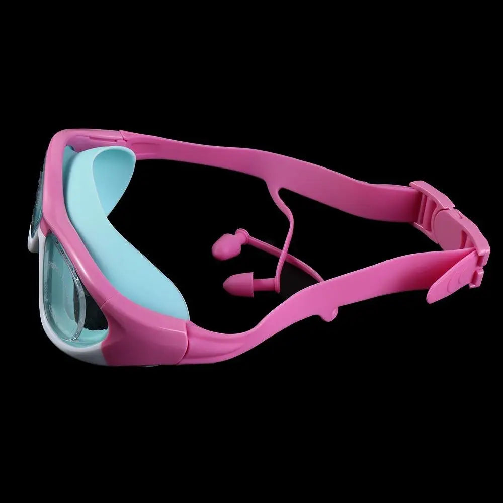 NEW Sports Eyewear Earplug Silicone Anti-Fog UV Protection Waterproof Swimming Glasses Underwater Goggles Swim Goggles Swim Eyewear