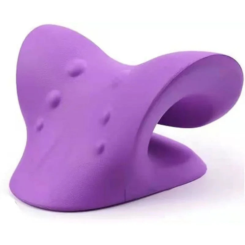 NEW Arrivals 4 Colors Pain Relief Cervical Spine Alignment Neck Shoulder Stretcher Relaxer Cervical Chiropractic Traction Device Massage Pillow