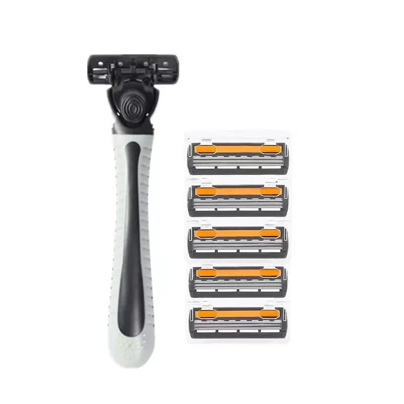 NEW Arrivals Shaver Brand New Design Men Razor Shaving Three Layer Shaver Reusable Razor Imported Blade Multi Tool Head Change Set