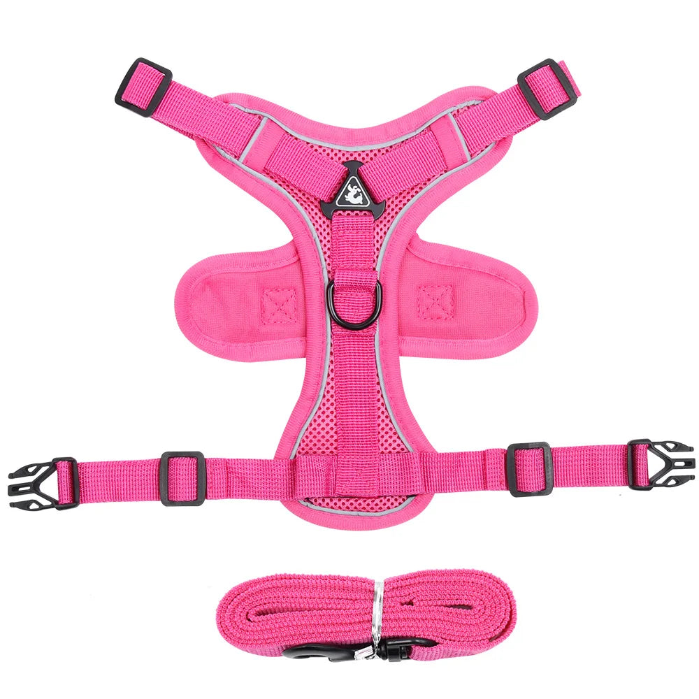 NEW Arrivals Cats Dog Harness for Big Dog Vest Fashion Chest Strap Reflective and Breathable Cat Walking Rope Dog Rope Cat Harness Pets Safety Accessories