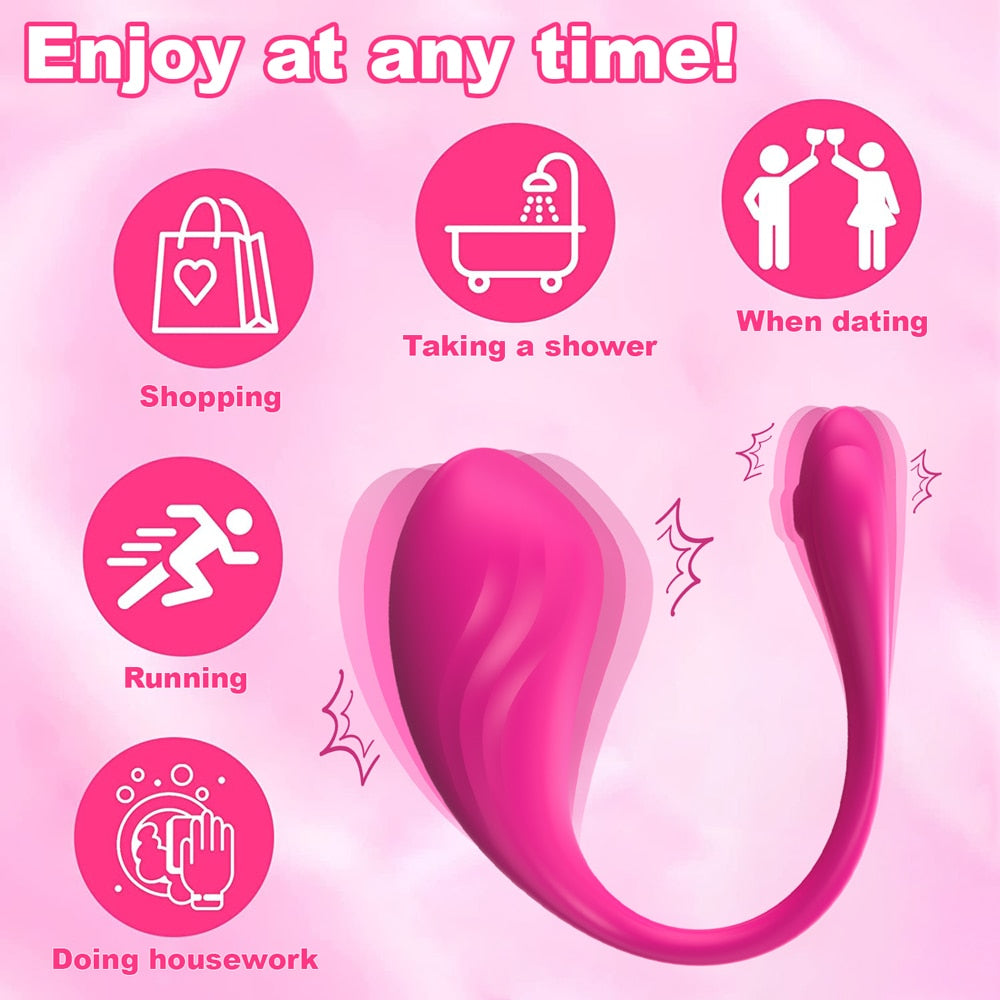 Wireless Sextoy Vibrating Egg Remote Vibrators Powerful App Control G Spot Dildo Vagina Massager Bluetooth For Women Clitoris 18