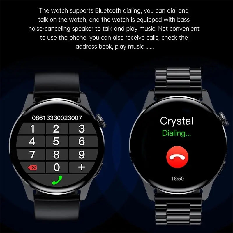 2024 LIGE Bluetooth Call Smart Watch Men Full Touch Sport Fitness Watches Men Waterproof Heart Rate Smartwatch Man Android IOS