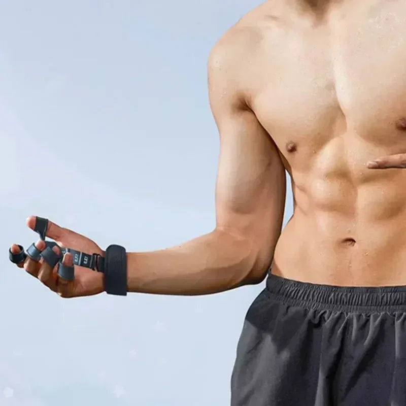 New Silicone Finger Trainer 5 Finger Wrist Stretcher Finger Strength Recovery Flexion and Extension Vein Trainer Sports