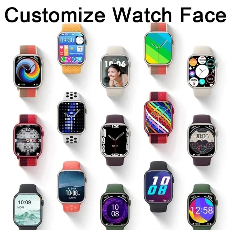 Original I8 Pro Max IWO Smartwatch Phone Call Custom Watch Face Waterproof Man Women Smart Watch Series 8 for Android IOS Phone