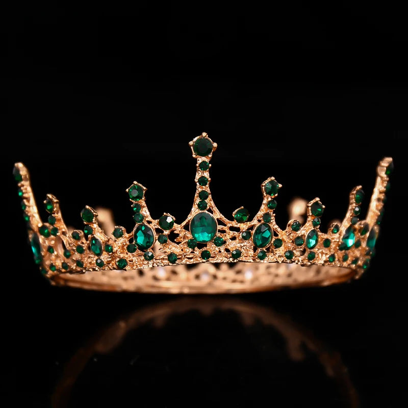 Low-Price Sales are Limited Luxury Wedding Crown Gold Silver Color Rhinestone Crystal Diadem Queen Crown Princess Tiaras Bridal Hair Jewelry Party Hair Accessories Girls Ladies Luxury Jewelry Fashion Accessories Supplies