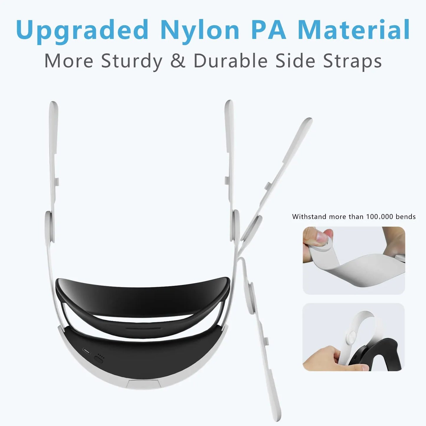 Adjustable Head Strap for Oculus Quest 2 VR Headset Charging Elite Strap 10000mAh Battery for Meta Oculus Quest 2 Accessories