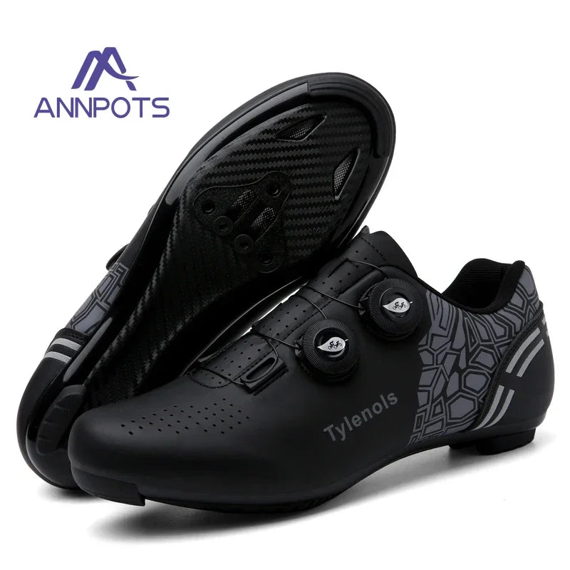 NEW 37-47 Size Blue/Black/Pink Color Professional Women's Cycling Speed MTB Shoes Women Men's Cycling Sneakers Road Mountain Bike Racing Shoes