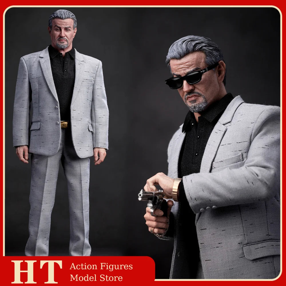 Brand New POPTOYS EX-052 1/6 The King Of Gangs Stallone Male Warrior Full Set 12in Action Figure Movable Dolls Gifts Collectible