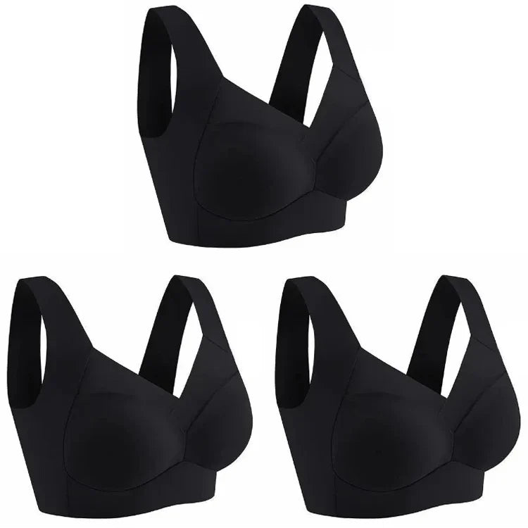 NEW Arrivals L(50KG) -6XL(110KG) Top Quality Ice Silk Seamless Sport Bra Gather Prevent Sagging Underwear No Steel Ring Comfortable Large Size Bra Sexy Vest Bralette Chubby Ladies Underwear