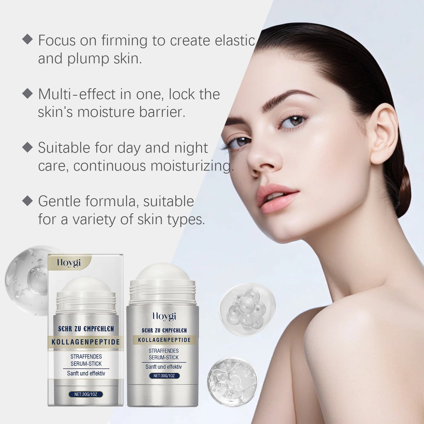 NEW Arrivals 3PCS Set Korean Collagen Essence Facial Firming Stick Fade Fine Lines Tighten Soothing Improve Dullness Brightening Retinol Face Cream Stick Korean Skin Care Supplies