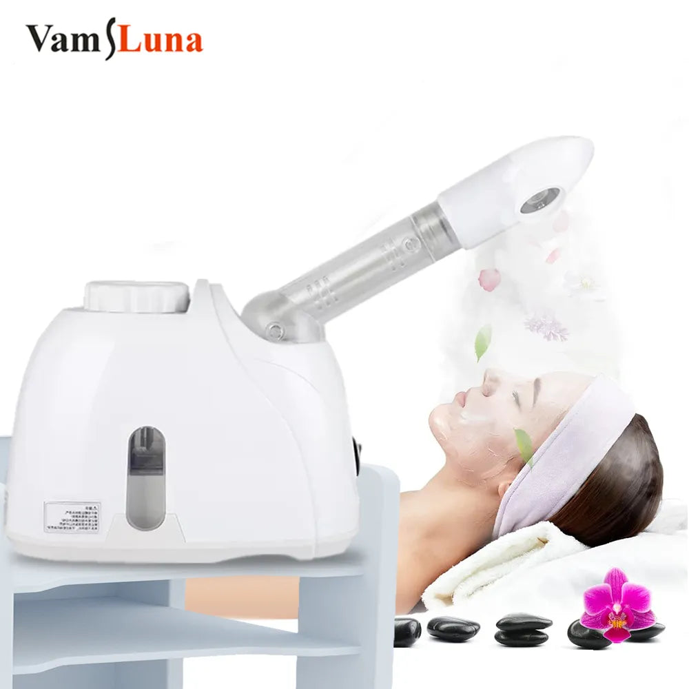 Ozon Facial Steamer with Extendable Arm Steaming Warm Mist Humidifier For Face Spa Sinuses Moisturizing, Homeuse,Salon