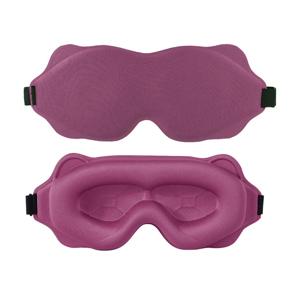 NEW 3D Sleep Mask 5 Colors for Eyes Soft Sleeping Eye Mask Travel Airplane Hotels Eyeshade Night Breathable Sleeping Aid Mask Eye Shade