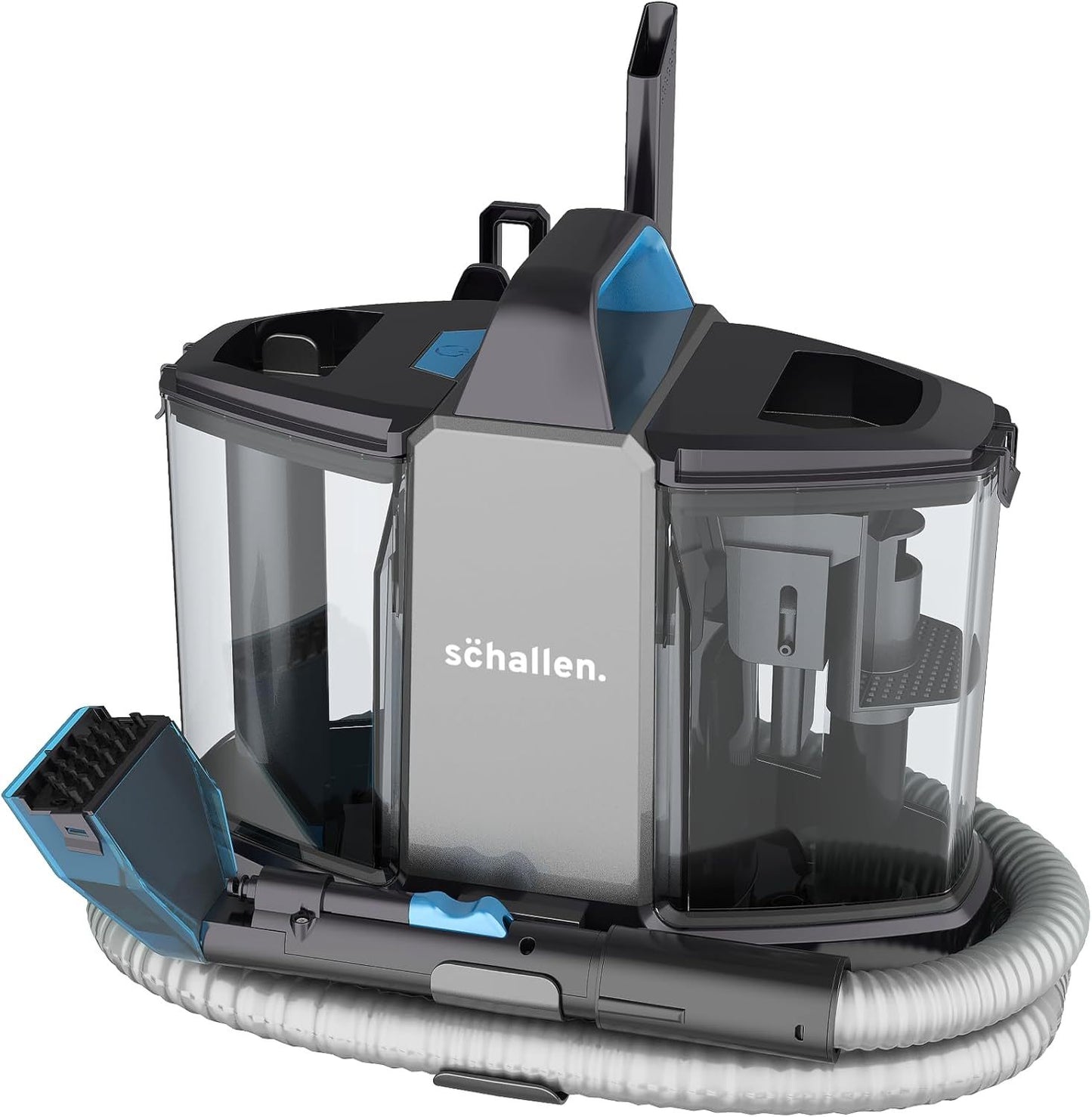 Deep Cleaning Upholstery & Carpet Cleaner Machine | Carpet Washer with Clean & Dirty Water Tank | Portable Powerful 500W Motor | Includes Carpet Brush, Glass Brush & Crevice Nozzle | Home & Car Carpet Cleaning Appliance | Sta