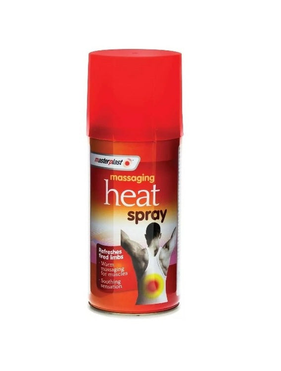 2 PCS Set Master Plast Heat Massaging Warming Solution 150ml Body Comfort Heat Formula for Muscle Massage, Pain Relief Relaxation & Active Lifestyle Care Sports Activities