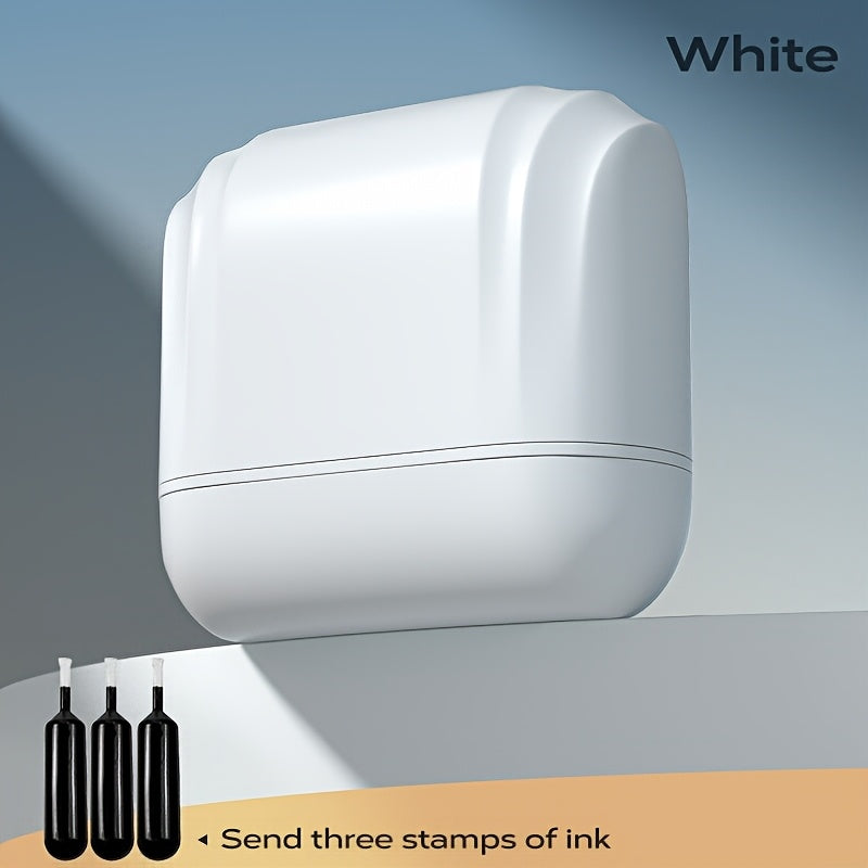 Wide Format Large Privacy Large Size Roller Stamp + 3 Refill Cartridges for Address Blocking and Confidentiality Protection