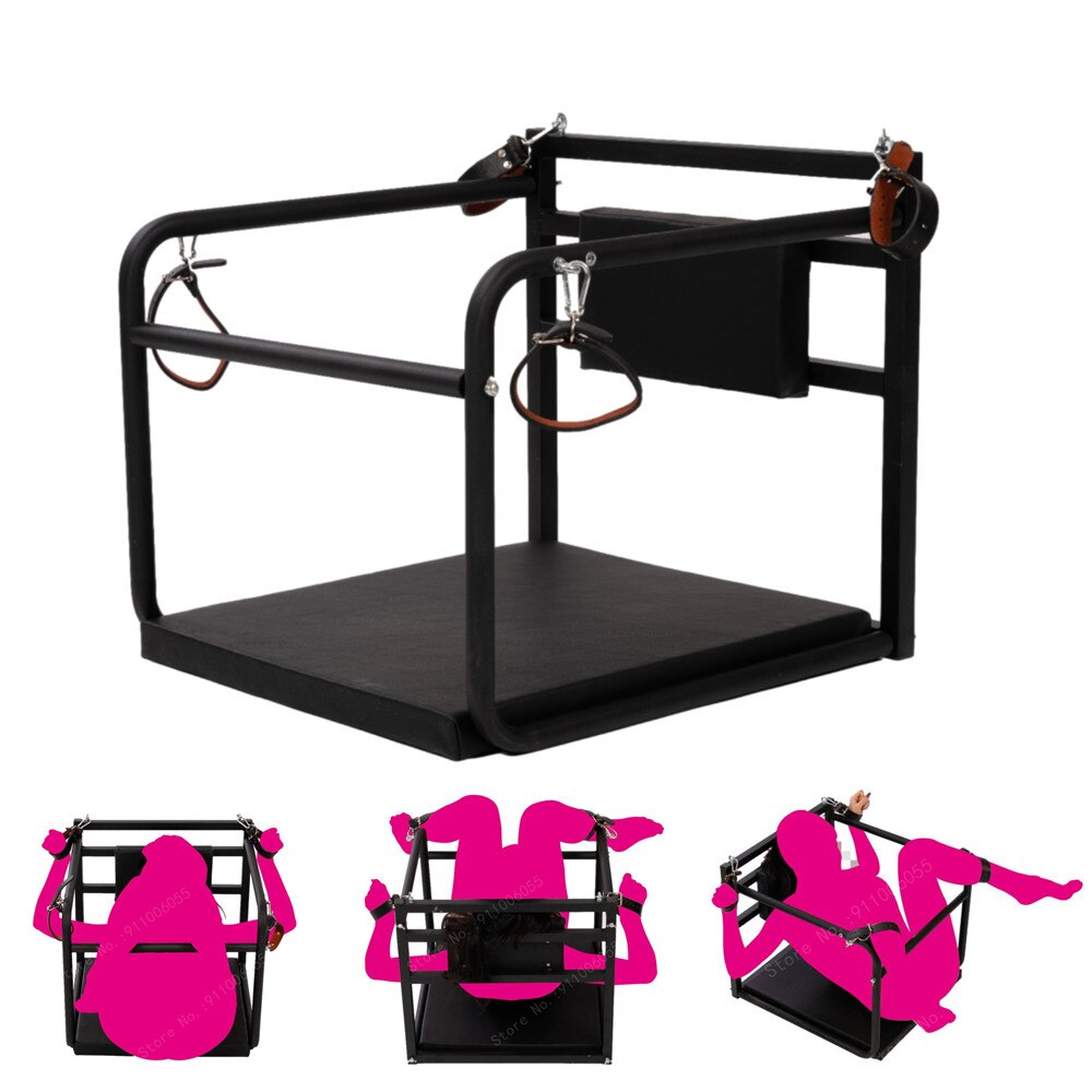 Multifunction BDSM Bondage Training Sex Furniture Love Chair Telescopic Sex Machine Toys Adult Couple Games Tools