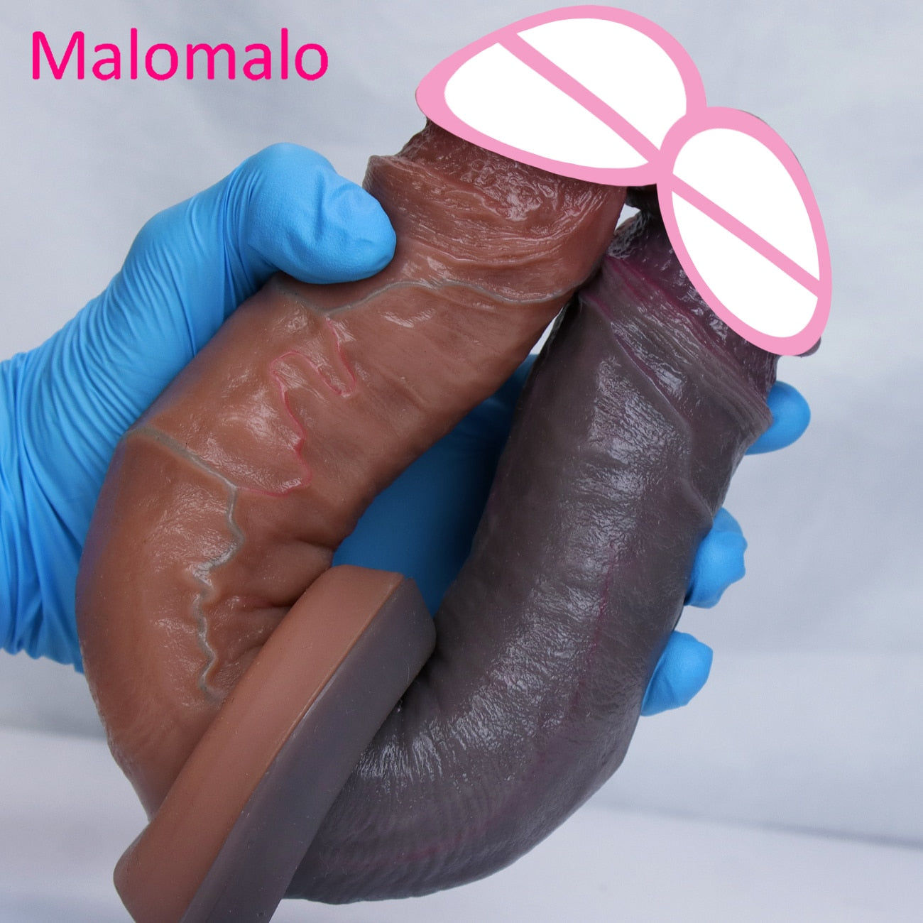 Realistic Black Big Dildo Real Veins Women Rose Sex Toy Soft Silicone Vaginal Masturbators Penis Suction Cup Thick Small Dick