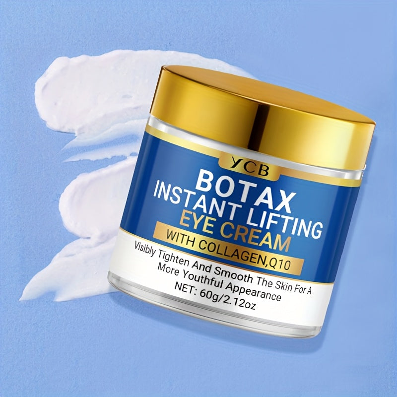 Instant Firming Botax Eye Cream, Moisturizing, Firming, Smoothing, and Enhancing Radiance, with Hyaluronic Acid, Collagen, Retinol, and Caffeine, Making the Skin Around the Eyes Look Younger, 60g/2.12oz