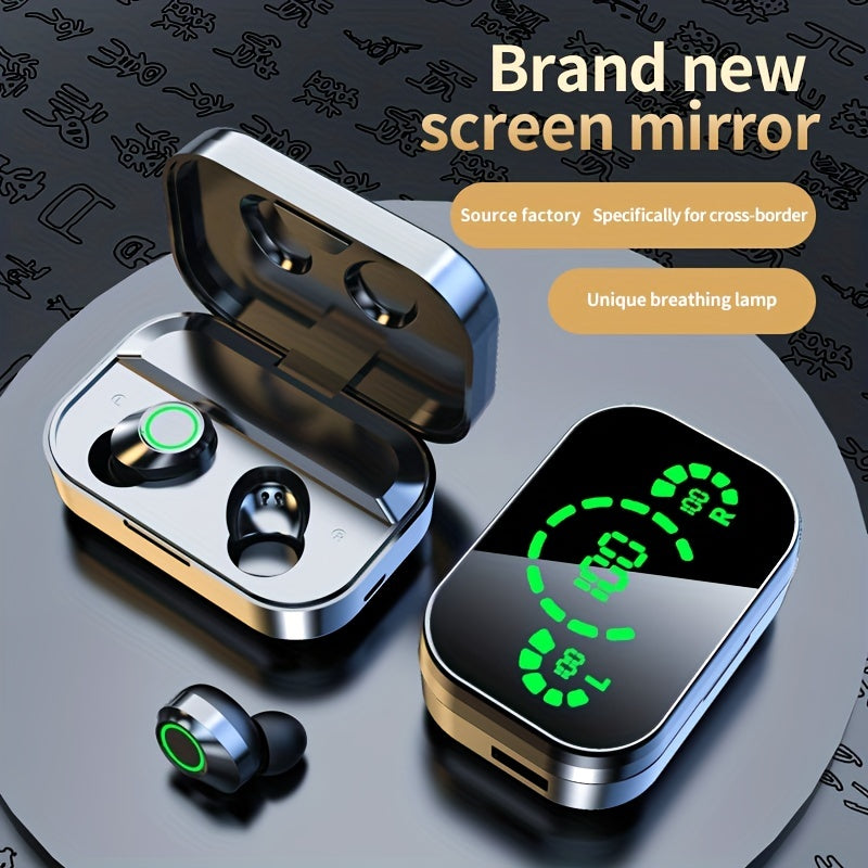 NEW Wireless Earbuds Headset Earphone Mini Earpiece TWS Stereo Headphone for Xiaomi for iPhone Phone Headphones Outdoor Running Hiking Cycling Sports Electronic Accessories Tools Sets