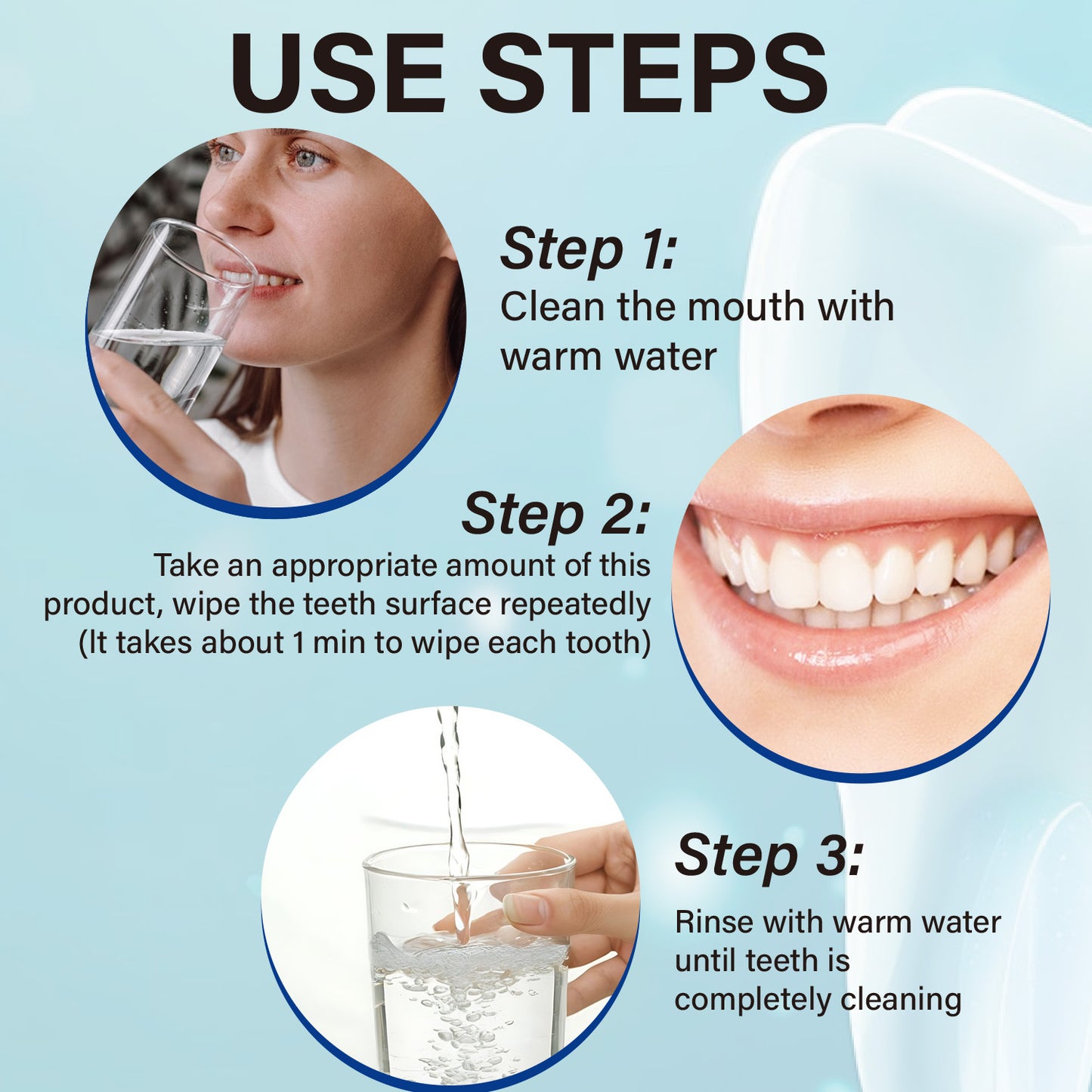 Teeth Whitening Serum, Mint Flavor, Fast Acting Teeth Whitening Serum, Prevents Plaque By Brushing, Deep Cleaning Formula Teeth Whitening Gel, Confidence To Reveal Snowy Teeth, Suitable for Men and Women, 10ml