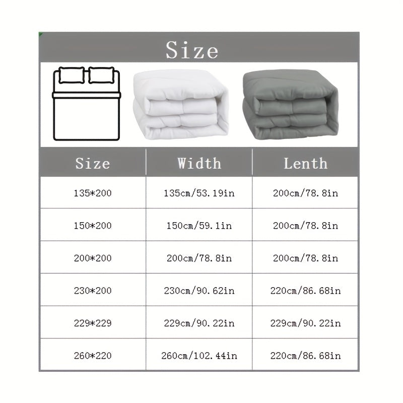 Tog 2.5 | 7.5 | 13.5 Grey All-Weather Diamond Patterned Duvet Quilt Comforter | All-Weather Airy Lightweight Cozy Bedding for Home And Hotel