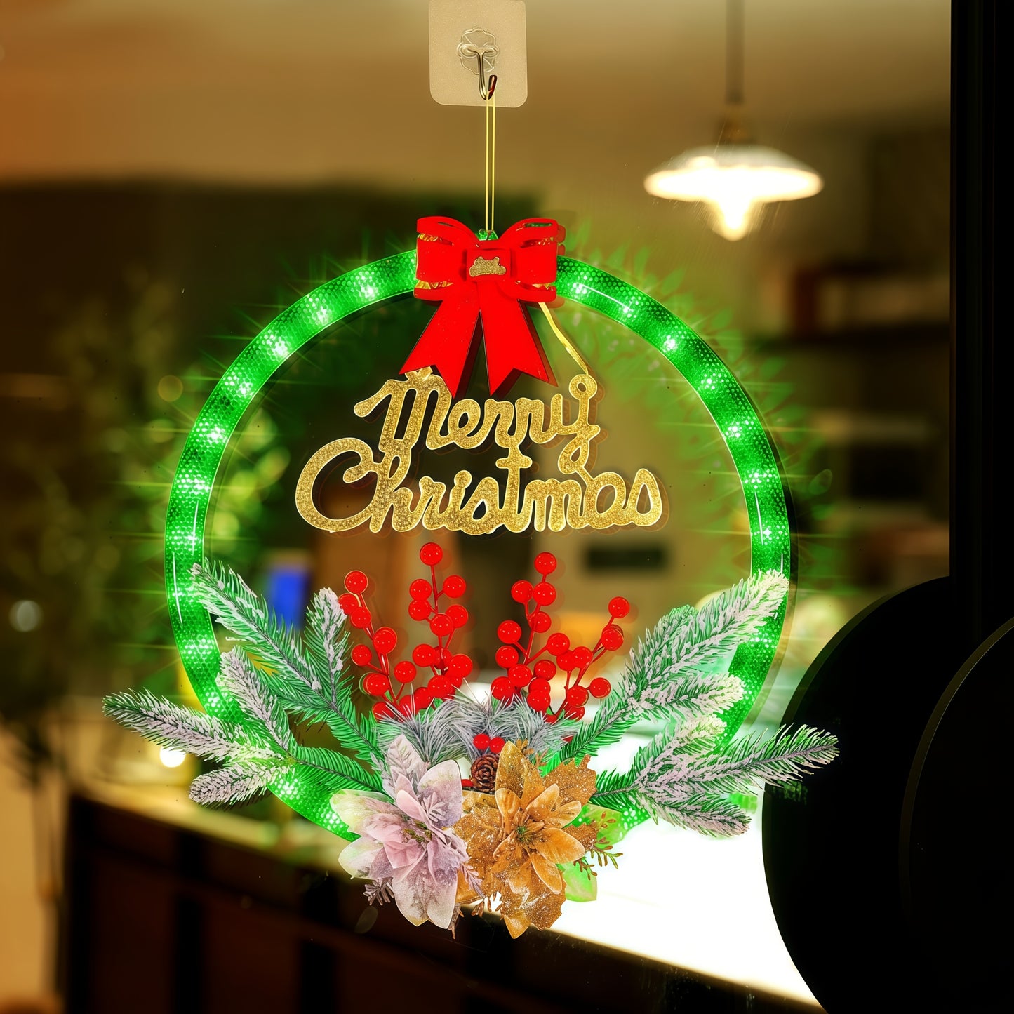 New DIY Christmas Sign with 8 Light Flashing Functions & Timer - Multifunctional LED Holiday Decorations, Retro/Modern Neon "Merry Christmas" Marquee Lights for Festive Gifts and Home Décor (IP44 Splashproof)