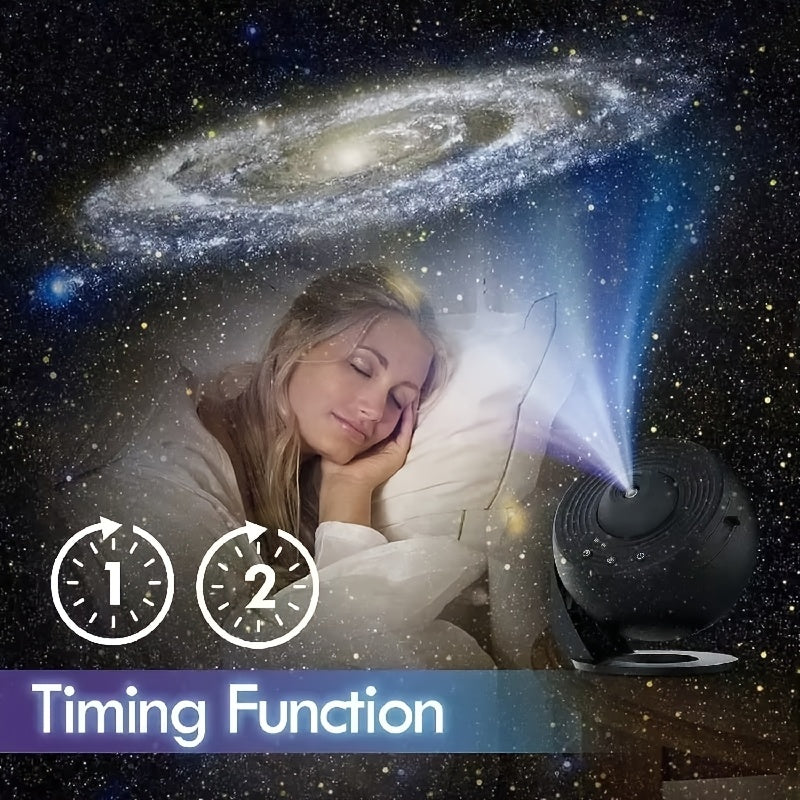 NEW Arrivals 13 Modes - High Definition Planetarium for galaxy Starlight Projector -6W 360 ° Rotating Solar System Projector With Adjustable Focus And Timer, USB Power For Bedroom Decoration, Suitable For Bedroom And Living