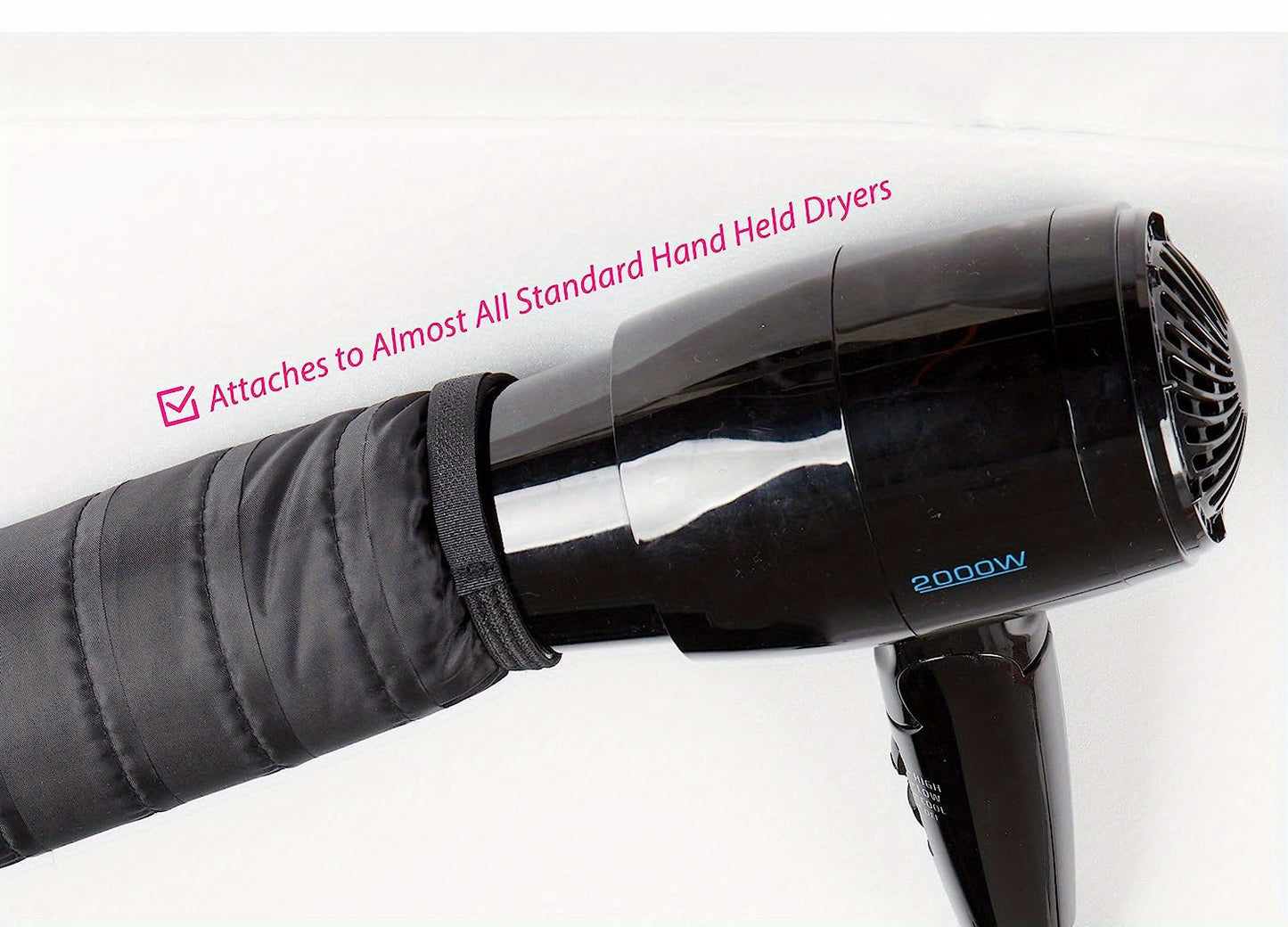 Soft Bonnet Hood Hair Dryer Attachment with Headband - Heat-Resistant Hair Drying Cap, Deep Conditioning & Styling for Relaxed Textured Hair, No Electricity Needed