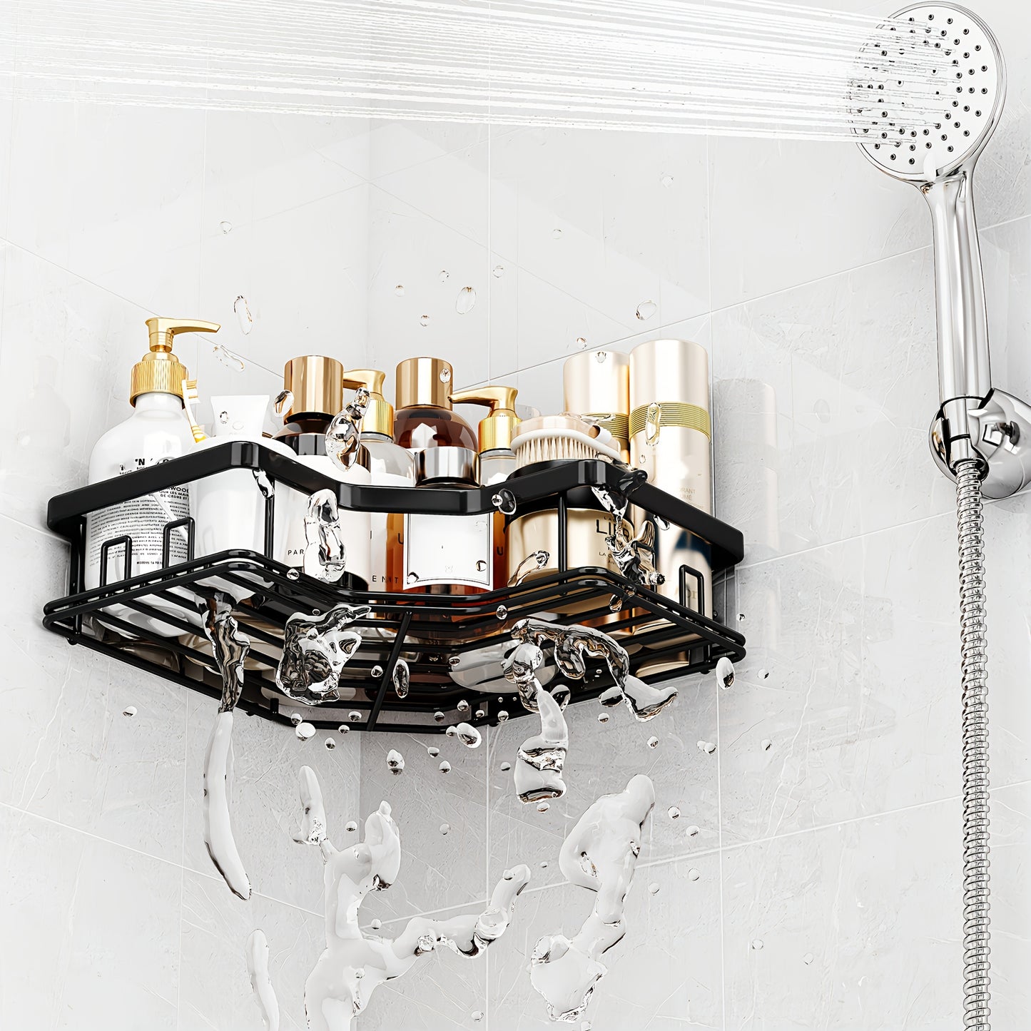 2pcs Bathroom Shelves