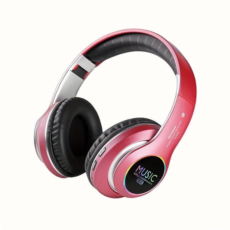 Upgraded Wireless Headphones with Deep Bass, Built-in Mic, Lightweight Foldable Design, 3.5mm Audio Jack, Stereo Sound for Travel, Work, Laptops, and Mobile Devices - iOS Gaming Headset, Ideal Christmas Gift, Headphone Hearin