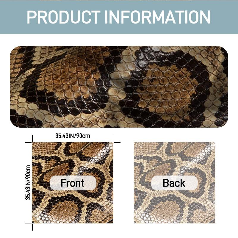 90x90 cm Ladies' Scarf Featuring a Snake Skin Design, Can Use as a Tank Top Made from Single-Sided. This Fashionable Headwrap Is Perfect for Any Season And Makes a Great Gift for Women for Everyday Use Or Parties, Showcasing