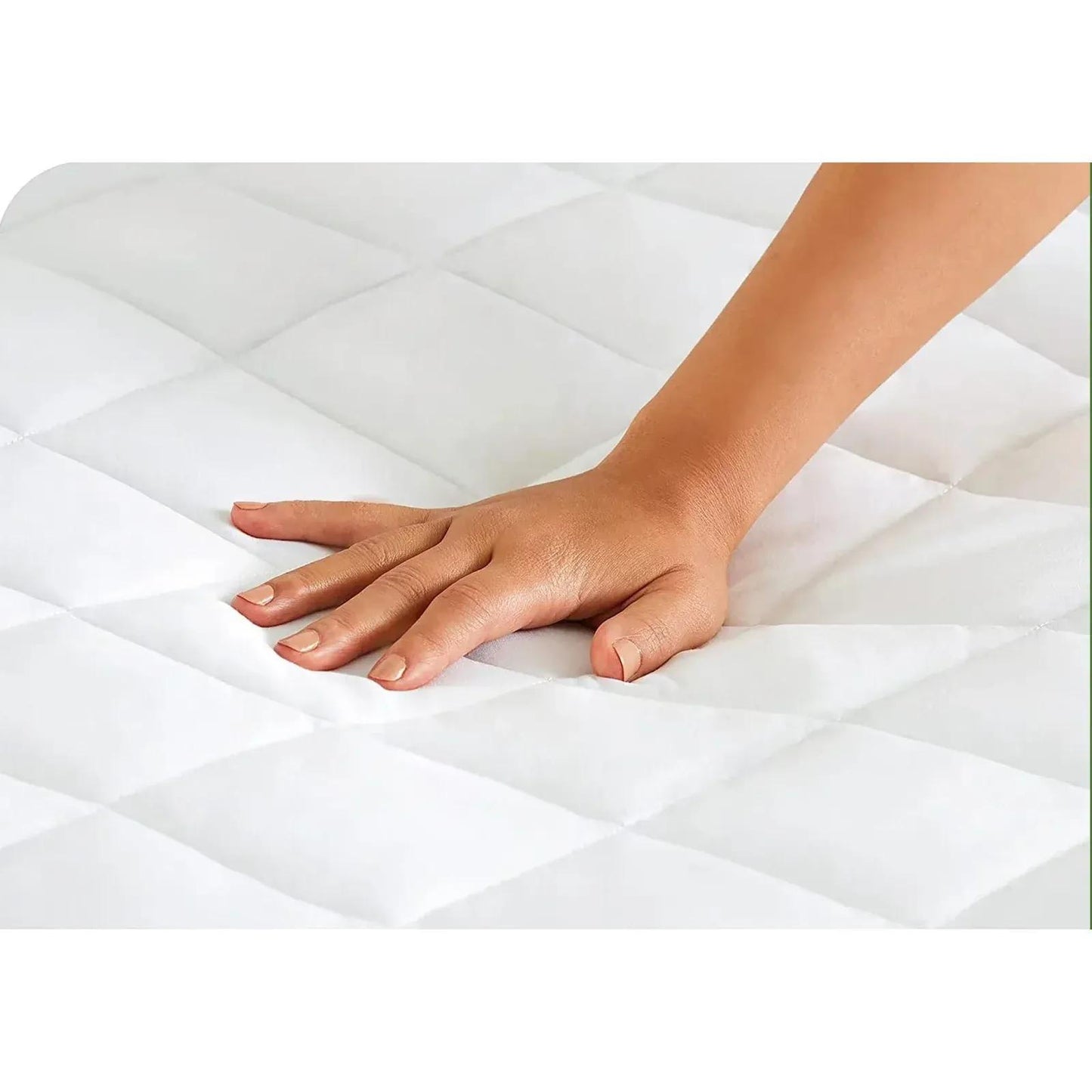 UK Made Single/Double/Super King Bamboo Quilted Waterproof Mattress Protectors Anti Bed Bug Protector, Allergen Protection, Easy To Clean, Soft Bamboo Material Home Bedding Supplies