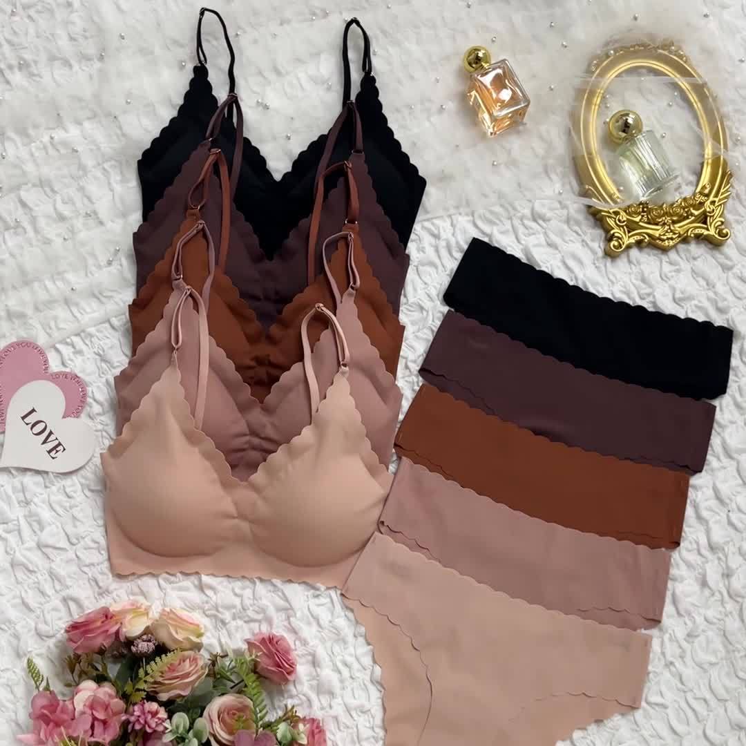 10pcs Women's No-Strap Lingerie Set - Sexy, Comfortable & Highly Supportive with Removable Pads, Adult Fashion | No-Strap Lingerie Set | Comfort Fit, Women's Underwear